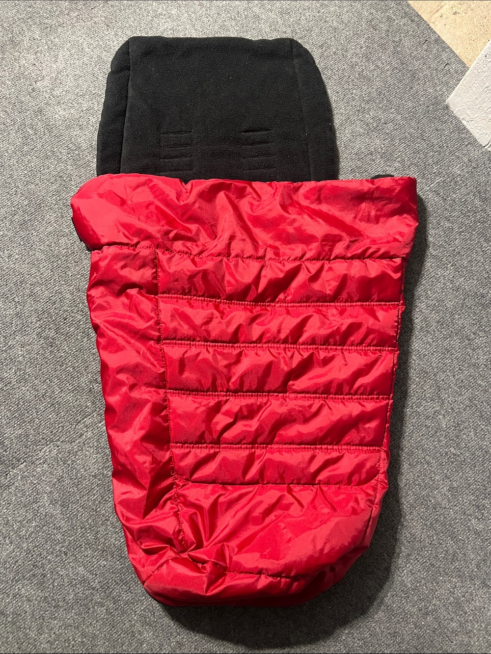 Baby Jogger Winter Footmuff | Color: Red/Black | Size: Misc